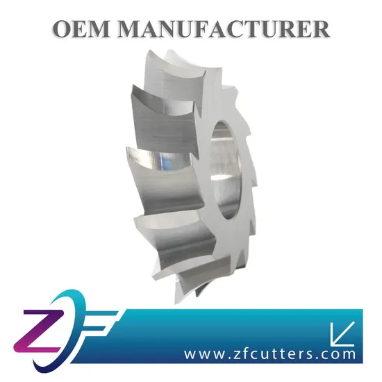 Customized Concave Round Milling Cutters for Machining Metal Helical Spiral Teeth Service Cutters